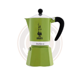 Bialetti Moka Rainbow Stovetop Espresso Maker - Green